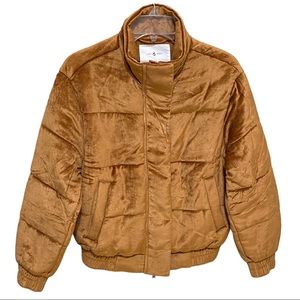 LOU & GREY Bomber Rust/Burnt Orange Jacket - Sz XS